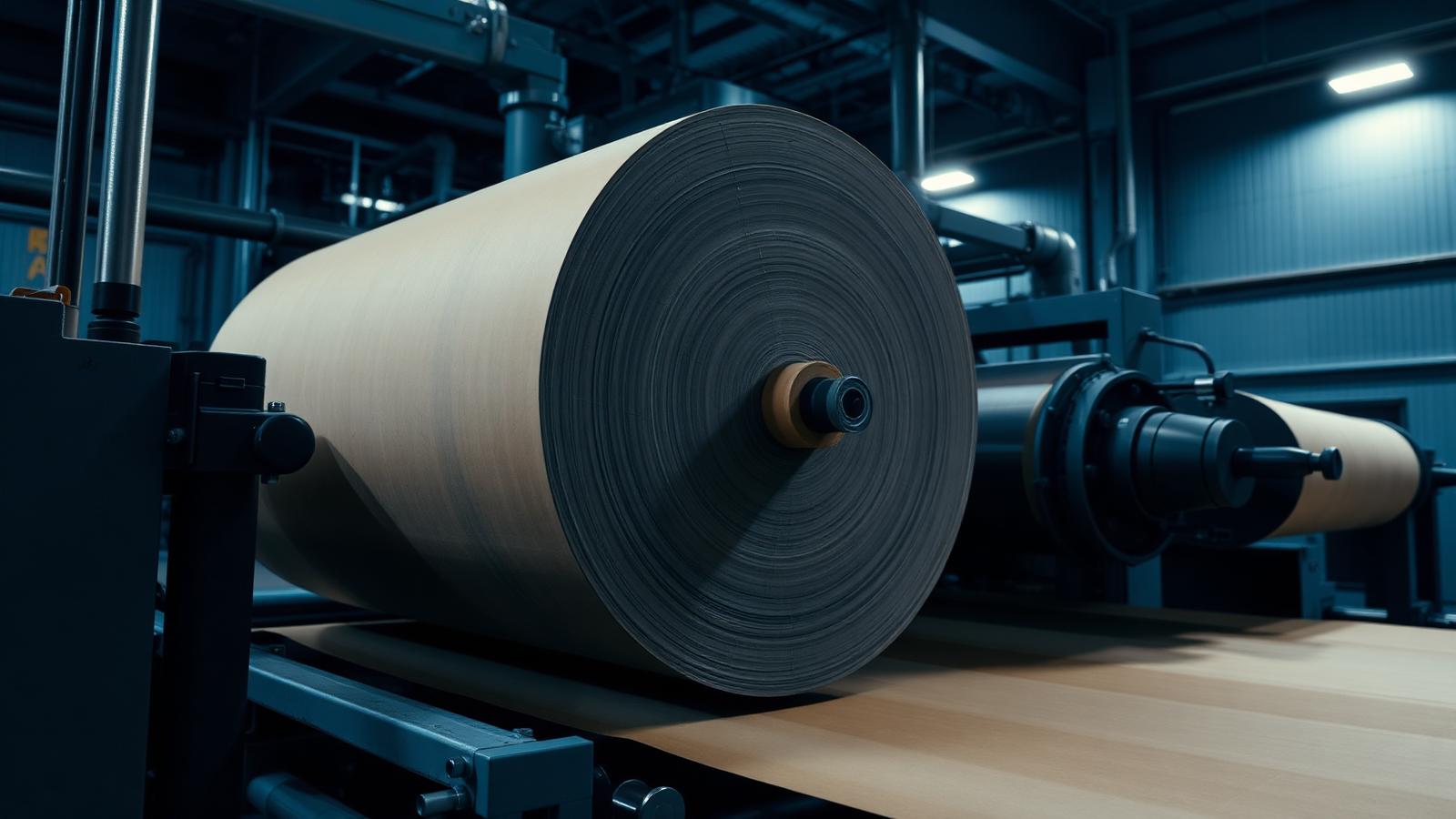 Línea de producción de papel kraft